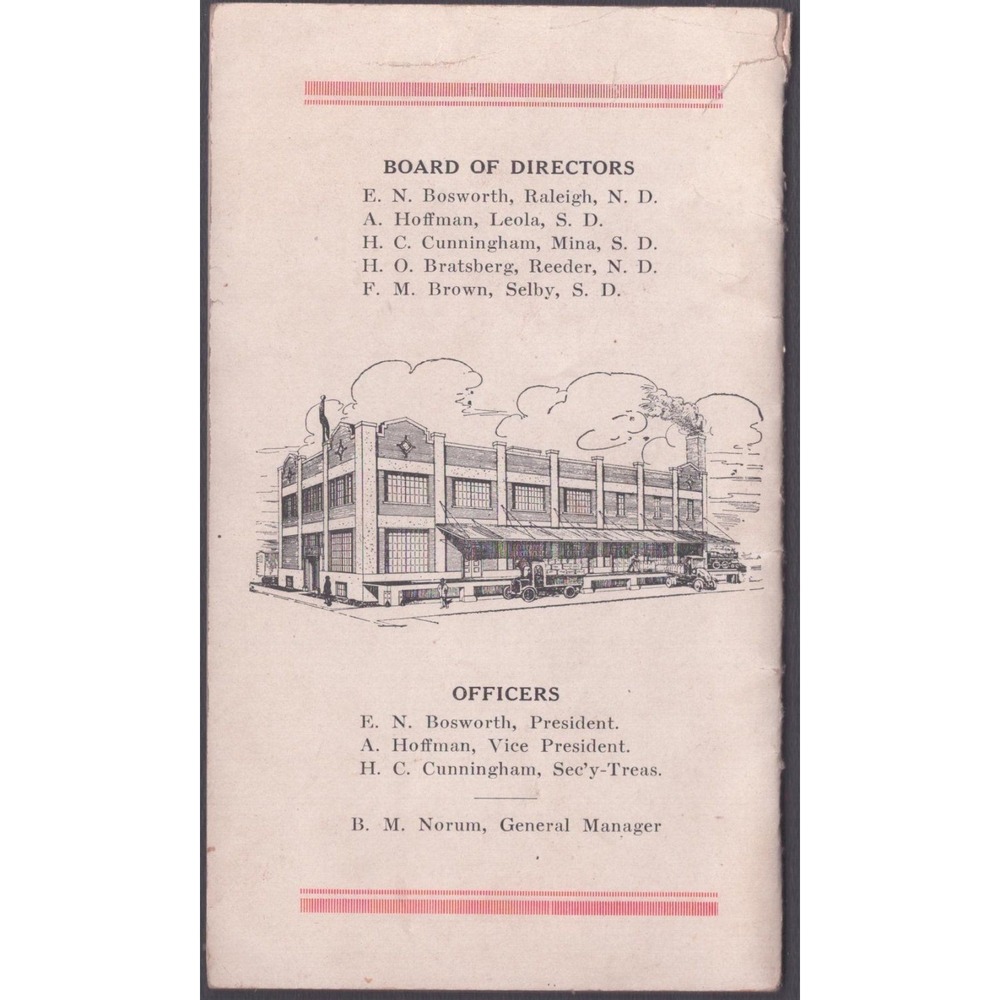 Vintage Equity-Union Creamery Aberdeen South Dakota By-Laws Booklet Illustrated - Picture 3 of 3